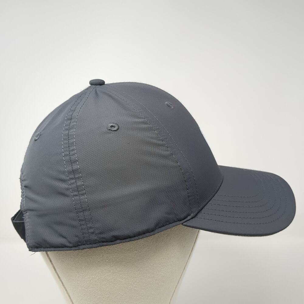 Leaf Patch Strapback Baseball Hat Gray One Size A… - image 5